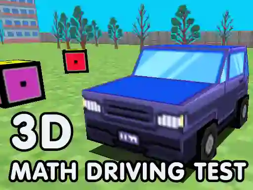 Hra 3D Math Driving Test online