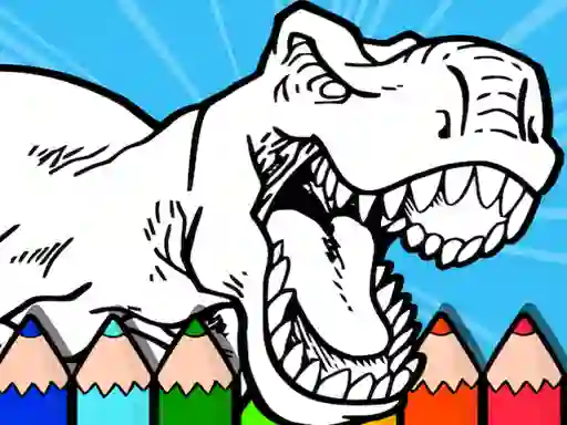 Hra Coloring Dinos For Kids online