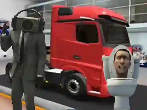 Hra Truck Simulator Skibidi Toilet online