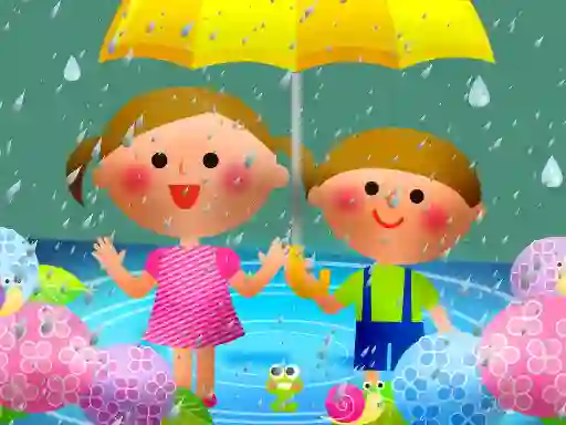 Hra Kids Rainy Day Puzzle online