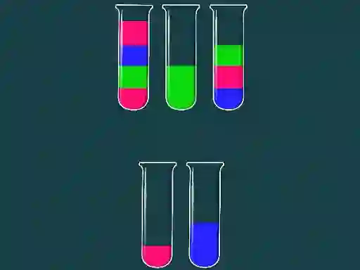 Hra Water Sorting Color in the bottle online