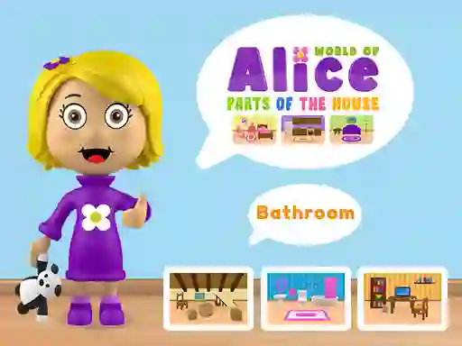 Hra World of Alice Parts of the House online
