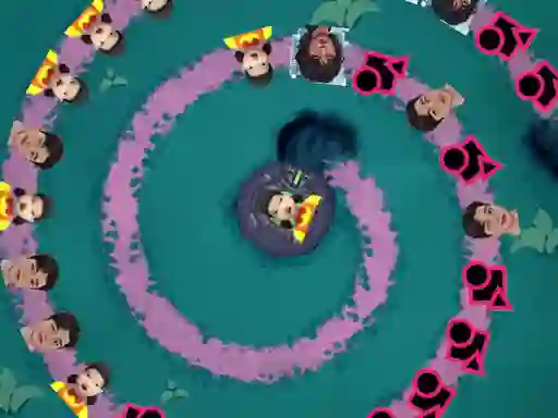Hra Squid Game Bubble Shooter online