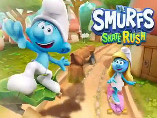 Hra The Smufrs Skate Rush online