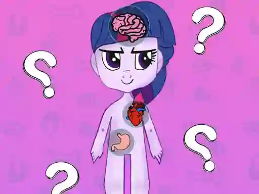 Hra My Little Pony Learning The Body online