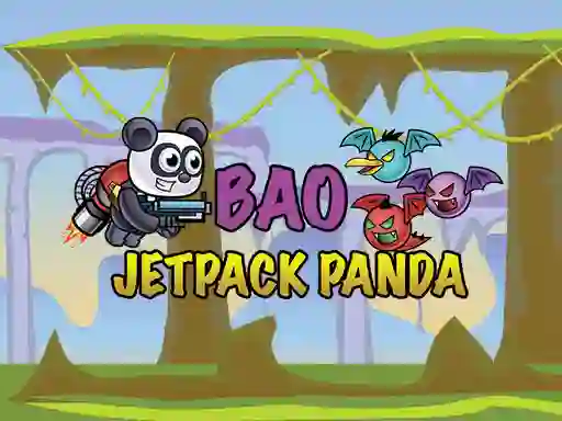Hra Jetpack Panda Bao online