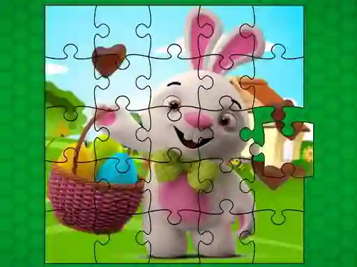 Hra Easter Bunny Eggs Jigsaw online