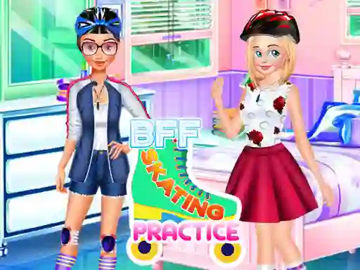 Hra BFF Skating Practice online