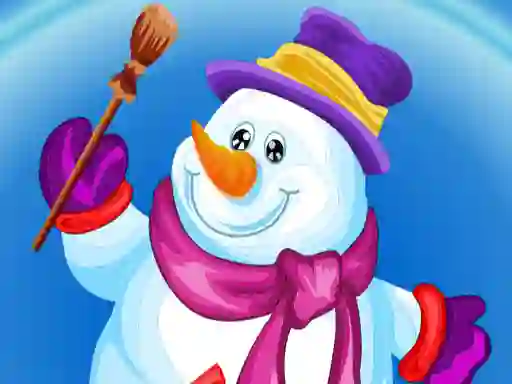 Hra Snowman Dress up online