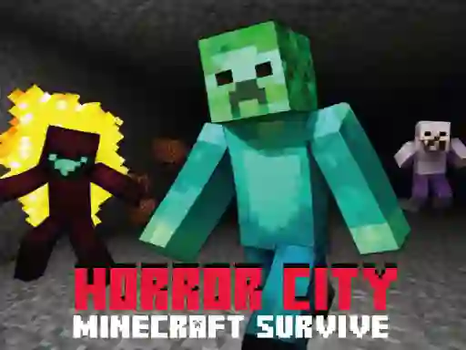 Hra Horror City Minecraft Survive online