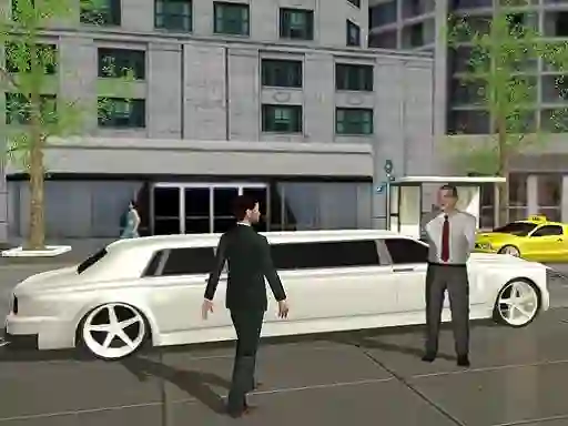 Hra Limo Taxi Driving Simulator: Limousine Car Games online