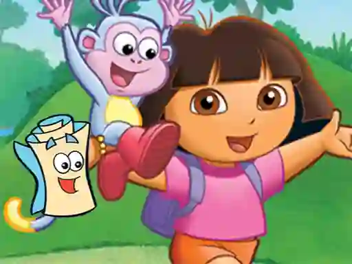 Hra Dora Find Hidden Map online
