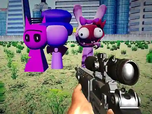 Hra Sprunki Sniper Squid Game online