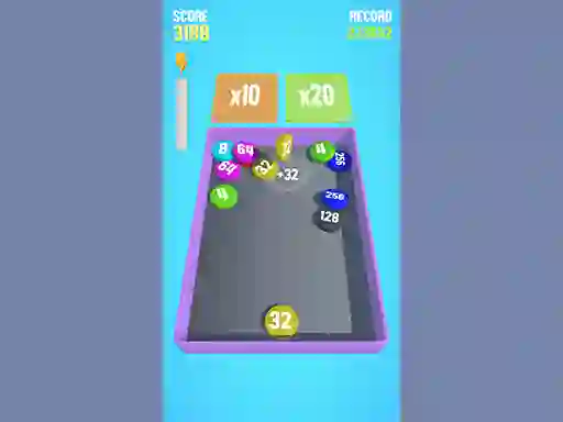 Hra Draughts 2048 online