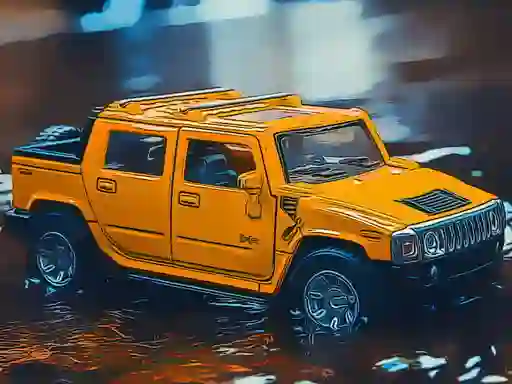 Hra Hummer Jeep Puzzle online