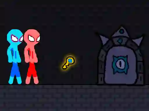 Hra Red and Blue Stickman Rope online