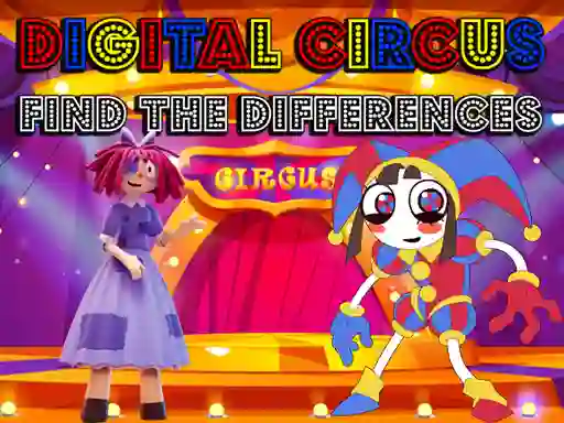 Hra Digital Circus Find The Differences online