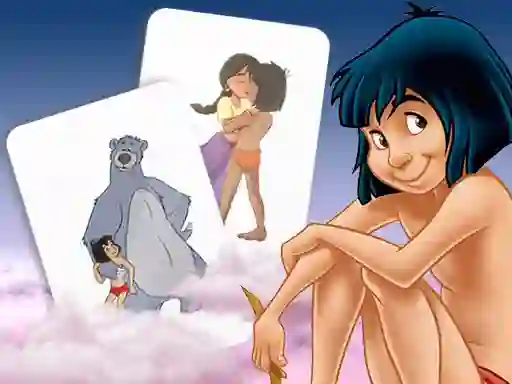 Hra Mowgli Memory card Match online