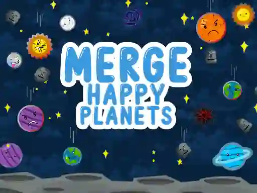 Hra Merge Happy Planets online