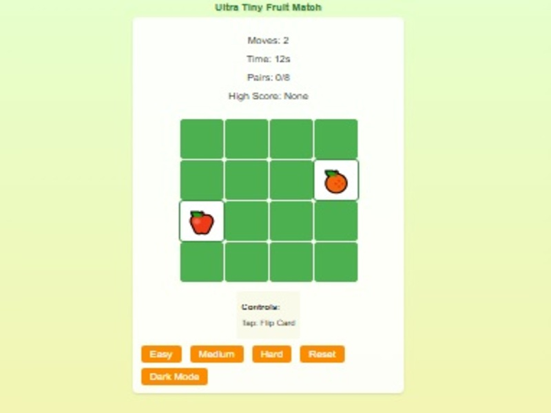 Hra Plody: puzzle pre pamäť online