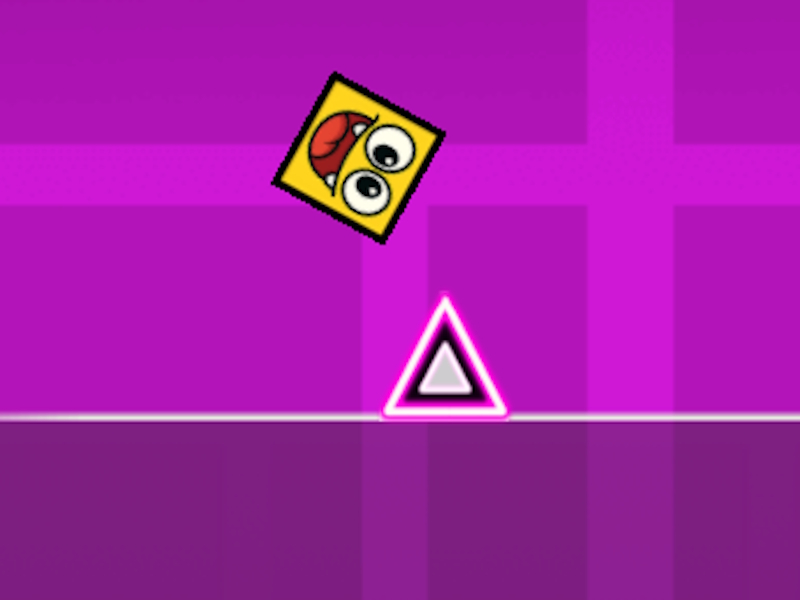 Hra Playsca v pomlčke geometrie online