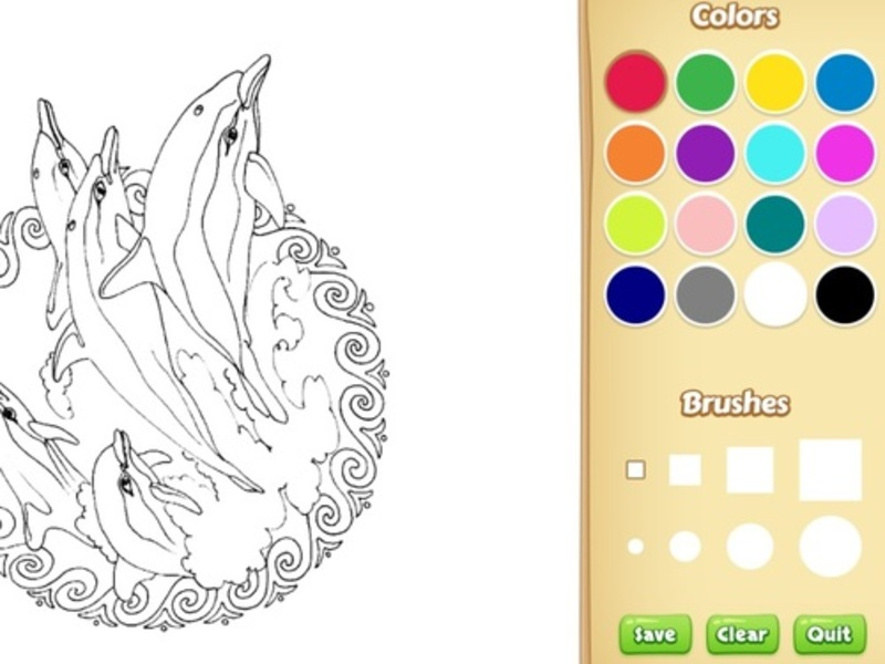 Hra Vyfarbenie knihy pre dospelých: Mandala online