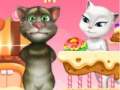 Hra Hovoriace mačka Tom pobozká Angela 2  online