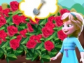 Hra Cold Heart: Elsa rastie ruže  online