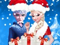Hra Elsa vianočný darček  online