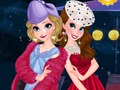 Hra Anna a Elsa Koktejlové šaty  online