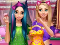 Hra BFFs pyžamá party  online