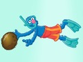 Hra 123 Sesame Street: Podvodné drez alebo plavák  online