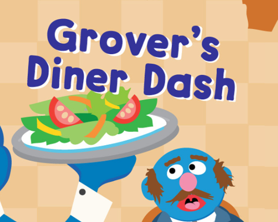 Hra 123 Sesame Street: Grover's Diner Dash online