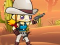 Hra Cowgirl strieľať zombie  online