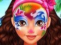 Hra Oceánia princezná Moana Face Art  online