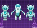 Hra Roboty: Zhoda pamäťových kariet  online