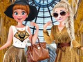 Hra Sestry: nákupné eurotour  online