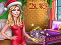 Hra Ellie novoročná izba Deco  online