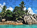 Hra Puzzle Seychely  online