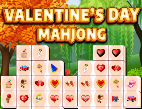 Hra Mahjong na Valentína  online