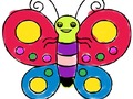 Hra Butterfly maľovanky  online