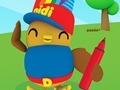 Hra Didi a priatelia: Omaľovánky  online