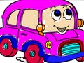 Hra Späť do školy: Detské auto sfarbenie  online