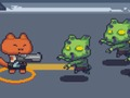 Hra Cat Gunner vs zombie online