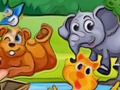 Hra Zvieratá Puzzle Detské hry  online