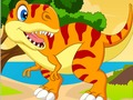 Hra Dino skladačka  online