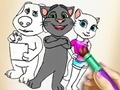 Hra Kitty Omaľovánky  online