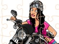 Hra Crazy cyklisti jigsaw online