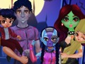 Hra Kostým princeznej rodiny Halloween  online
