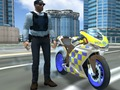 Hra Policajný motocyklový dopravný jazdec  online